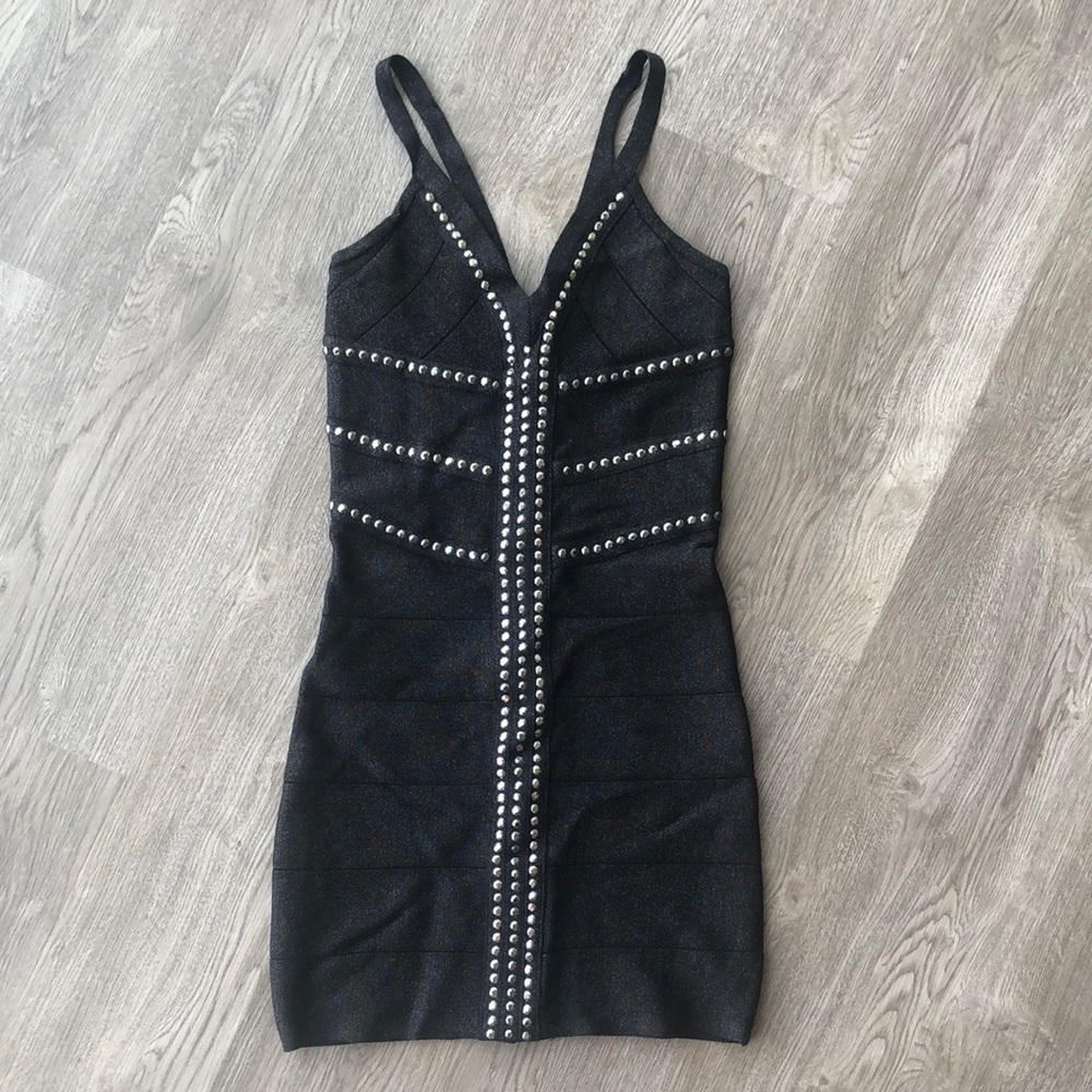 NWOT Bebe Addiction Black Dress
